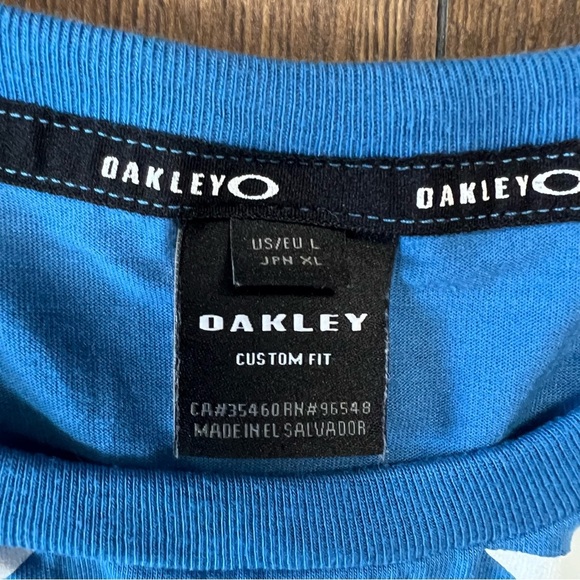 Oakley California Blue Star Crewneck Tee SZ LG - Picture 4 of 7